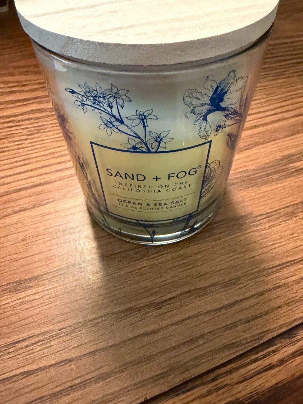 Sand and Fog Candle: Ocean and Seasalt 11.5 oz